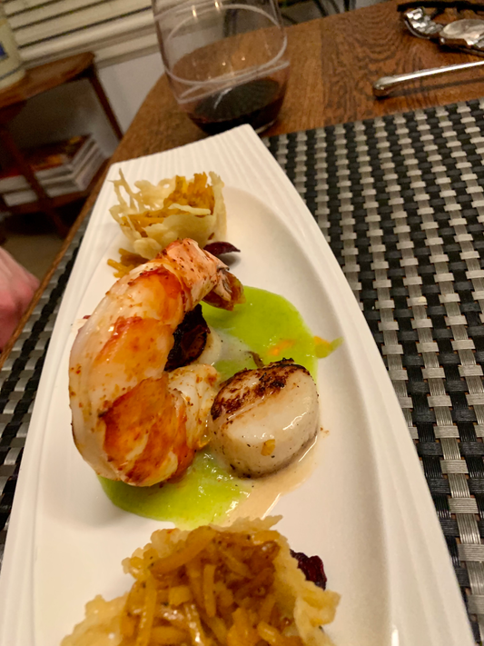 Seared Scallop | Shrimp | Asparagus Puree