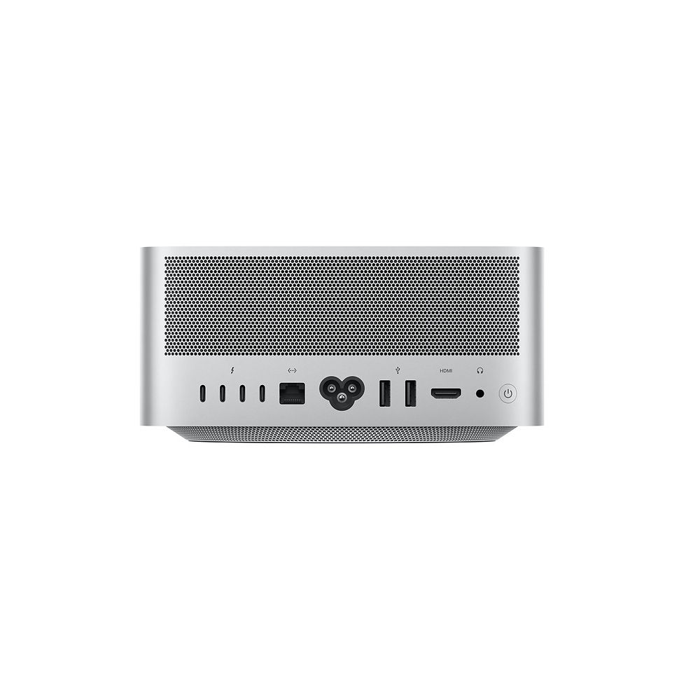 The M2 Ultra Mac Studio back.