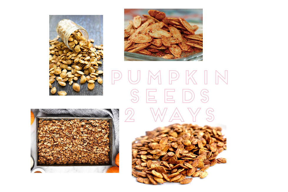 pumpkin seeds 2 ways