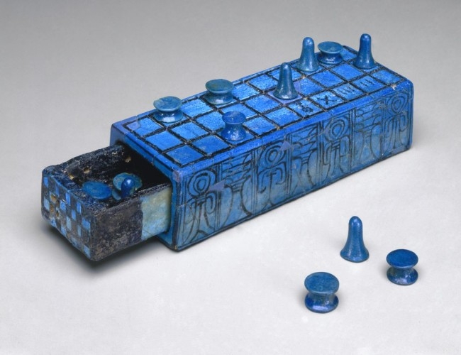 Jeu de senet, Egypte, vers 1390-1353 avant J.-C. - New York, Brooklyn Museum