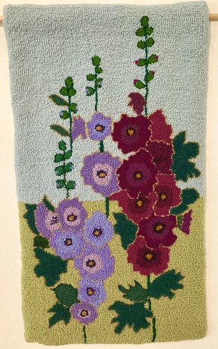 Hollyhocks | Mill River Rugs