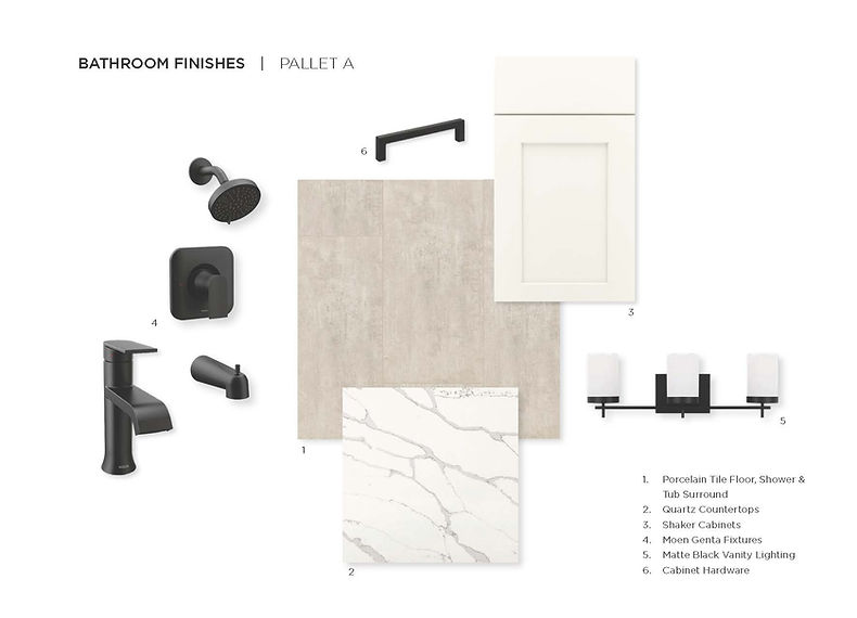 Pallet A | Bathroom Finishes