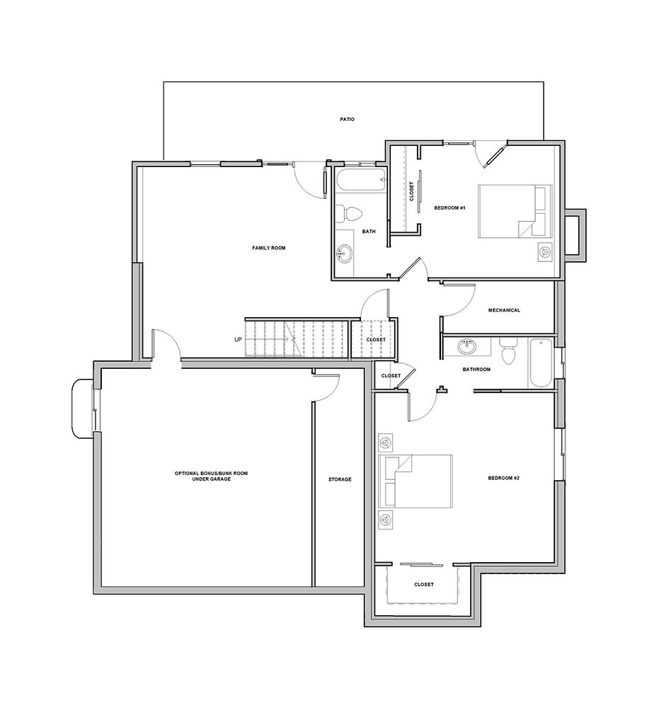 Plan 5 Floorplan Lower Level