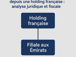 Créer une filiale aux Émirats depuis une holding française : analyse juridique et fiscale