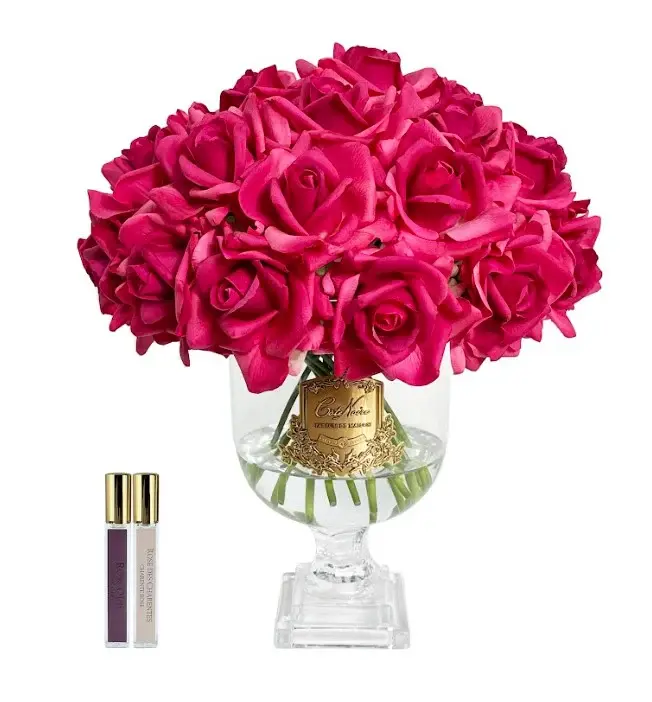 VERSAILLES Rose Bouquet - Gold & Magenta