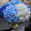 Thumbnail: PROVENCE Hydrangea Bouquet - Medium Mixed Blue & Silver