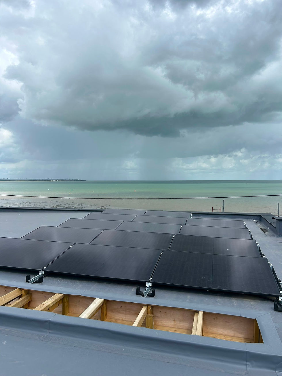 Commercial solar panel installation in Whitstable