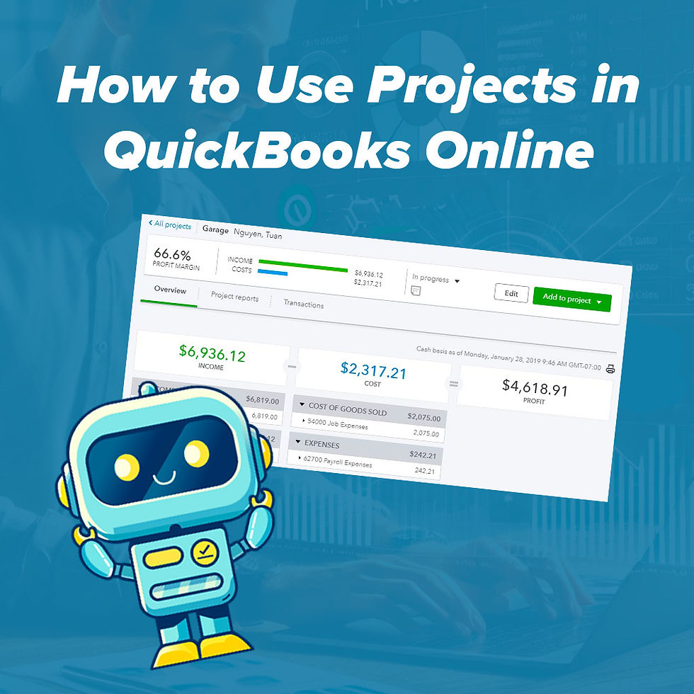 How to Use Projects in QuickBooks Online