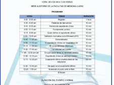 1er Taller de Expediente Clínico, Defensa Jurídica del Personal de Salud.