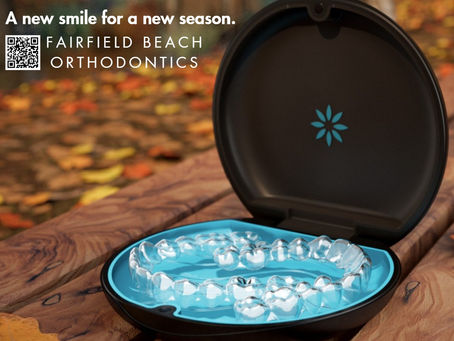 Clear aligners, crisp air, confident smiles 🍁 Invisalign® for adults at Fairfield Beach Orthodontics — your perfect fall refresh.