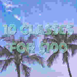10 Classes for $100 at Island Flow Yoga Hawaii