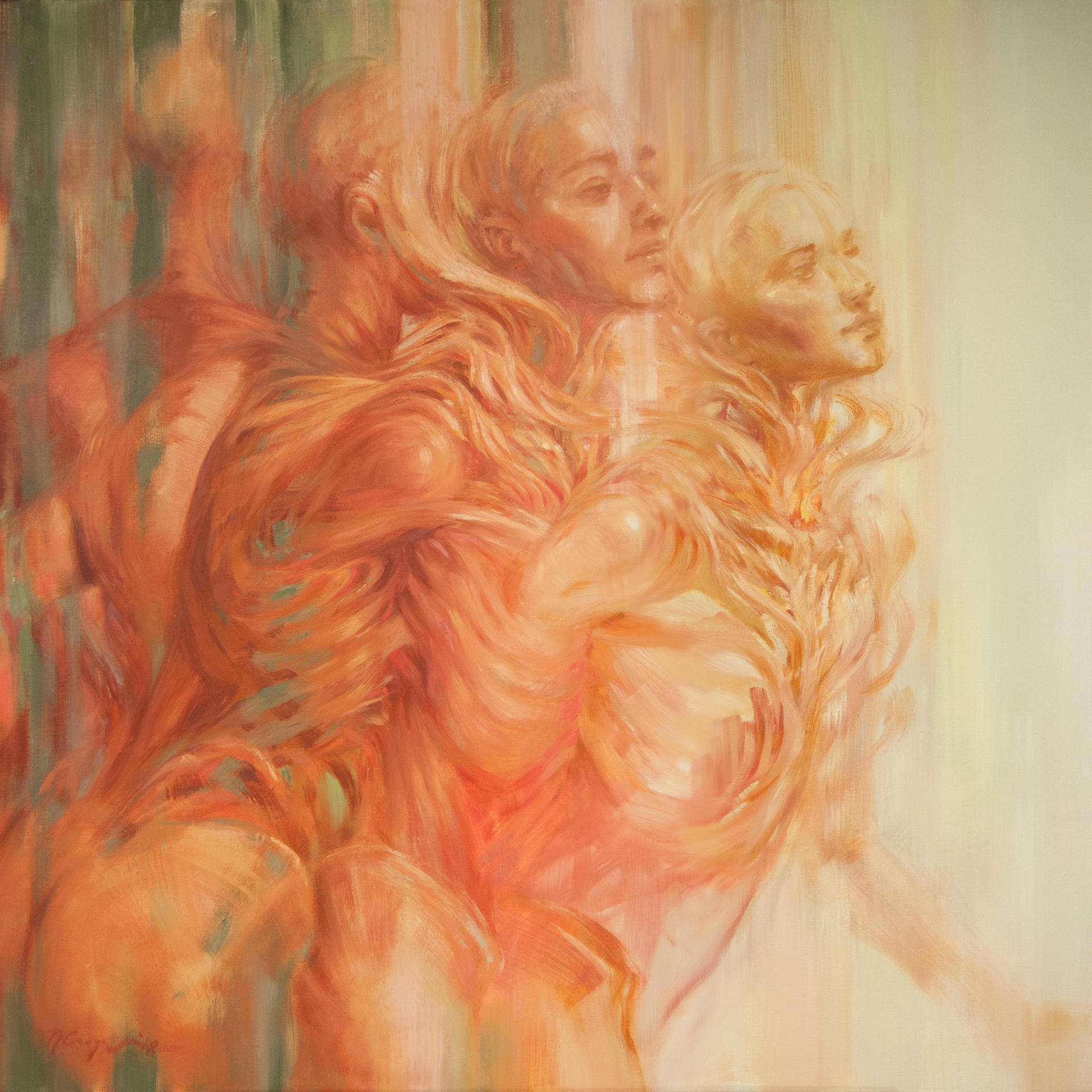 "Connective Fibers" Painting