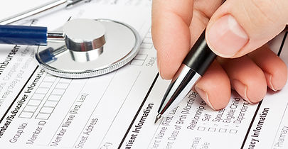 Form and stethoscope