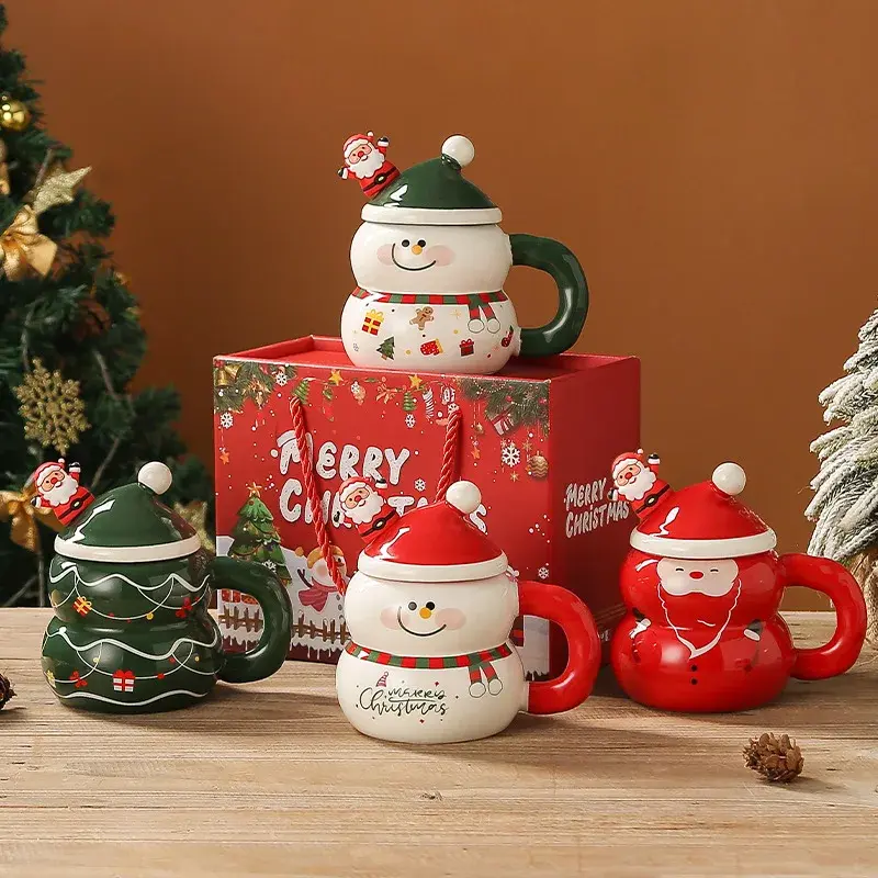 Ceramic Tumbler Set for Christmas