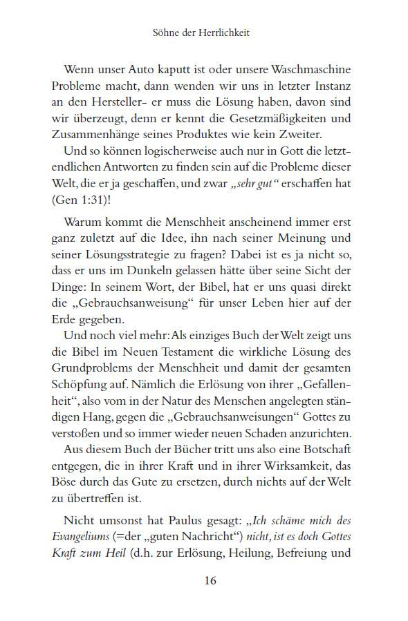 Miniaturbild: Söhne der Herrlichkeit