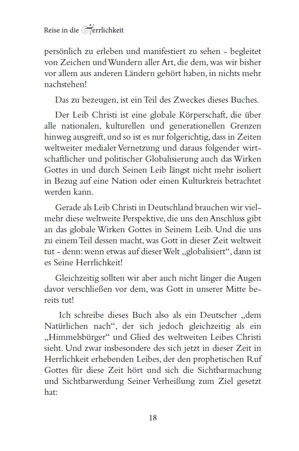 Miniaturbild: Reise in die Herrlichkeit