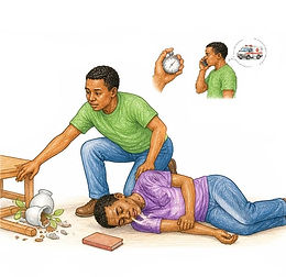 Degedege kwa mtu mzima: Huduma ya kwanza