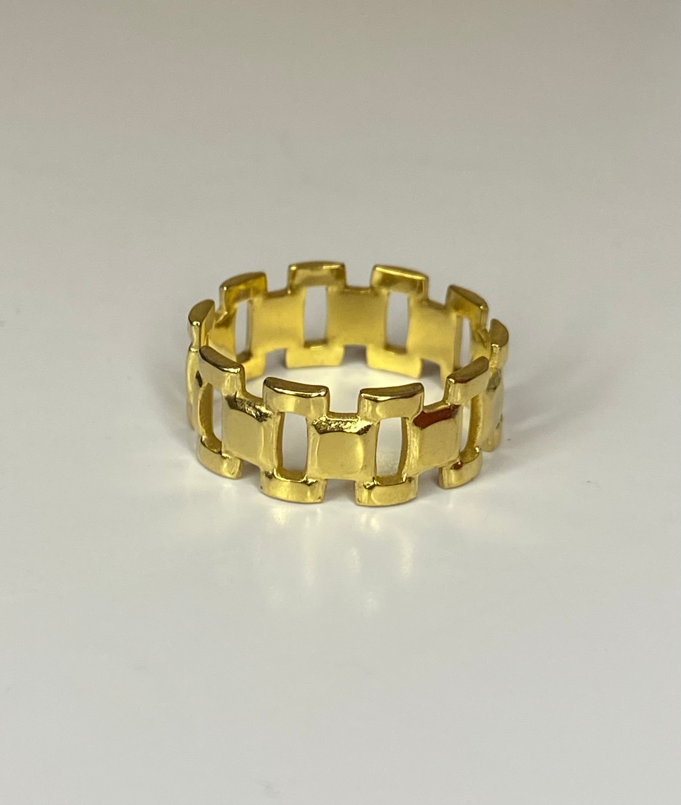 Anillo ajustable dorado