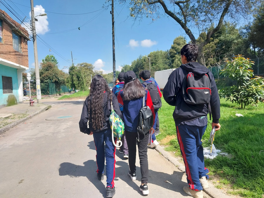 Estudiantes del Servicio Social Ambiental