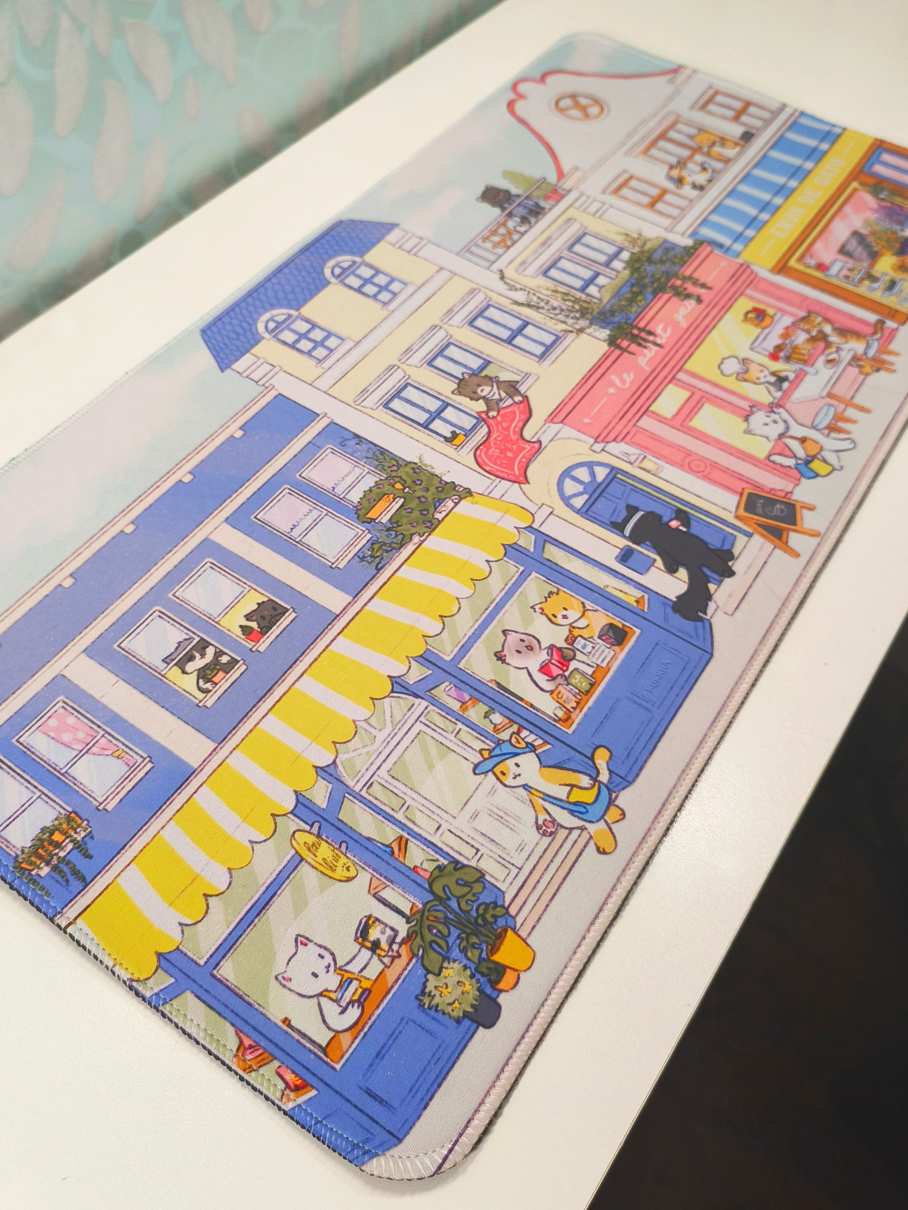 Vila dos Gatinhos | Deskmat Mousepad Gamer