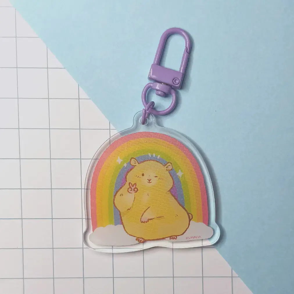 Hamster Gay Chaveiro Acrílico