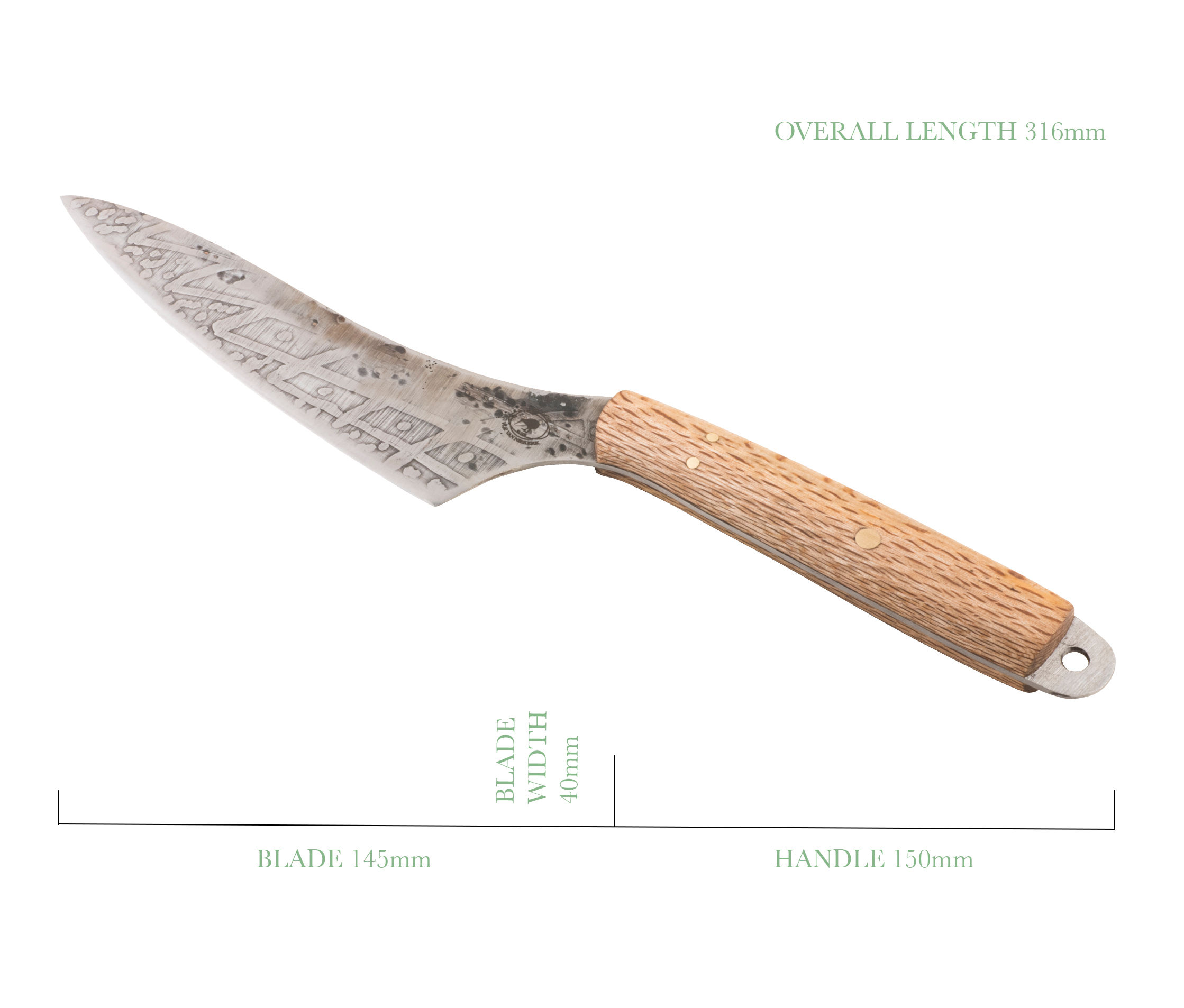 Chiron Utility Vegetable Offset Knife