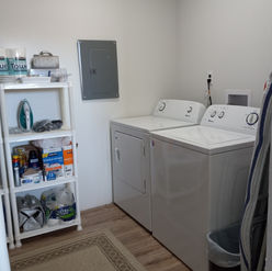 Laundry area.