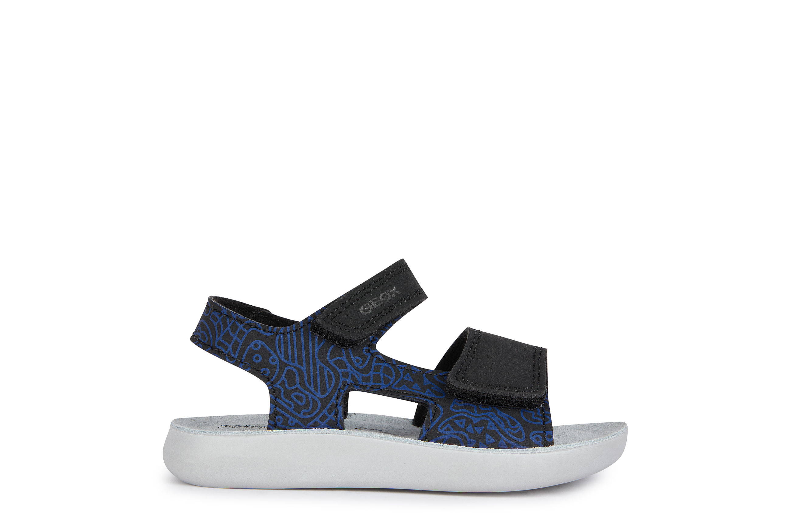 GEOX Πέδιλα B455SC LIGHTFLOPPY Μαύρο Μπλε