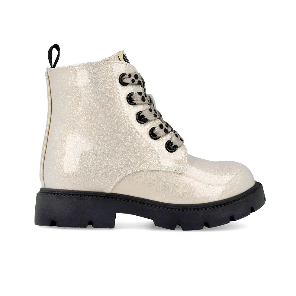 GARVALIN Μποτάκι 251340-B725 Μπεζ Glitter