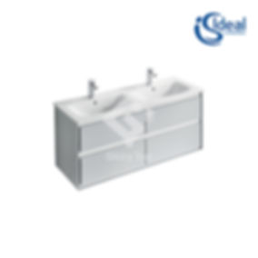 Concept Air Wall Hung Units For Vessel - 1 Drawer and Open Shelf