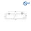 Thumbnail: IOM shelf 52cm frosted glass/chrome