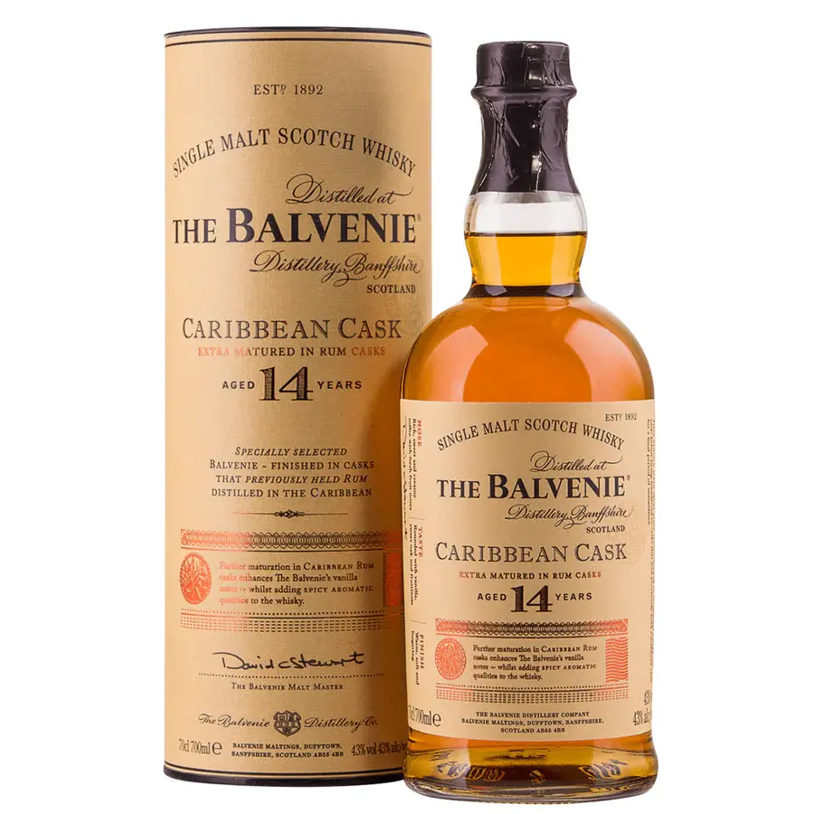 The Balvenie 14 Year Old Caribbean Cask Single Malt Scotch 750ml