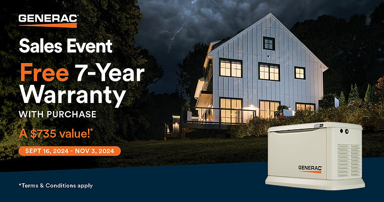 Promotional Sale of Generac Standby Home Generators by Simple As Pro LLC