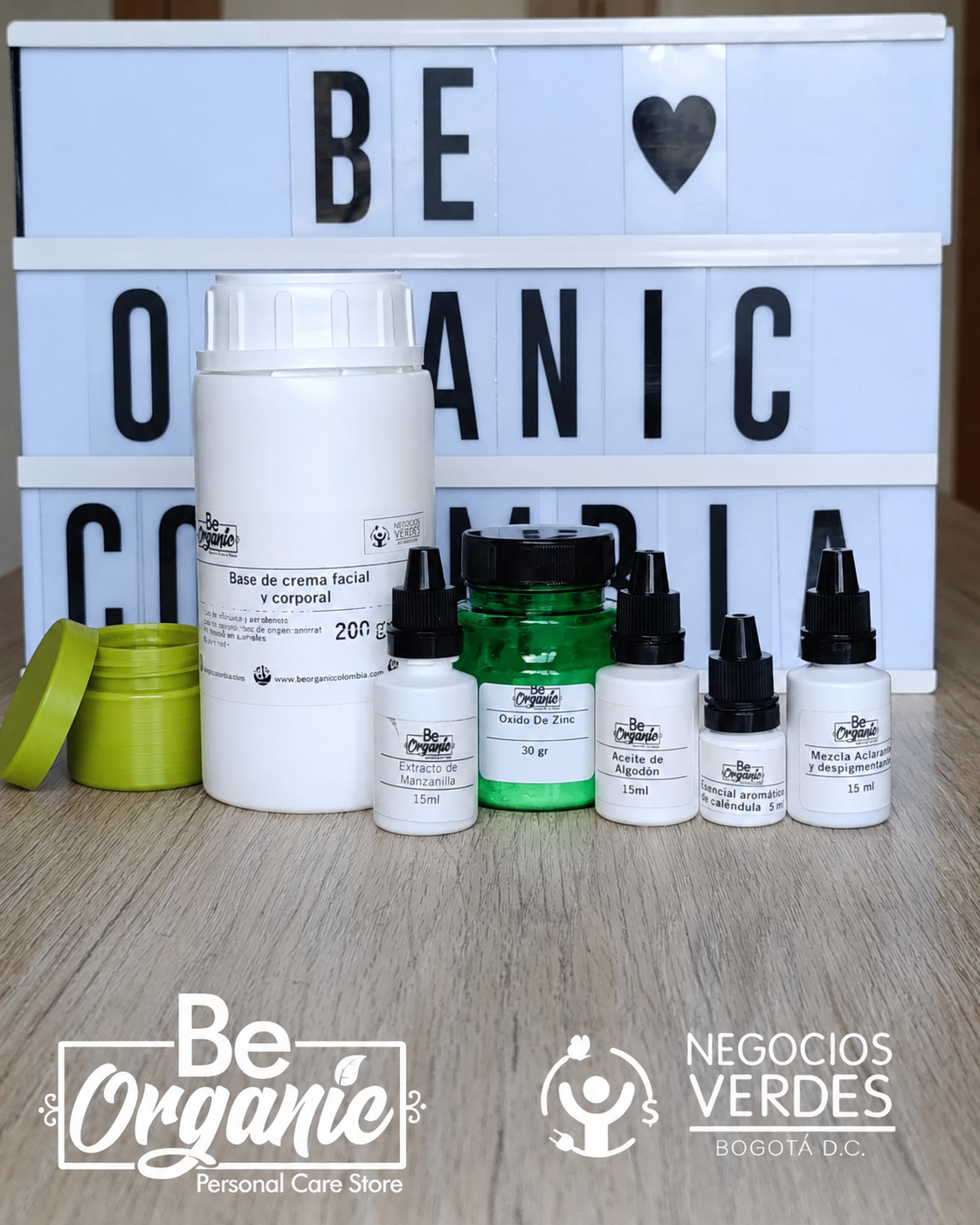 Kit para elaborar Crema facial día con protección solar