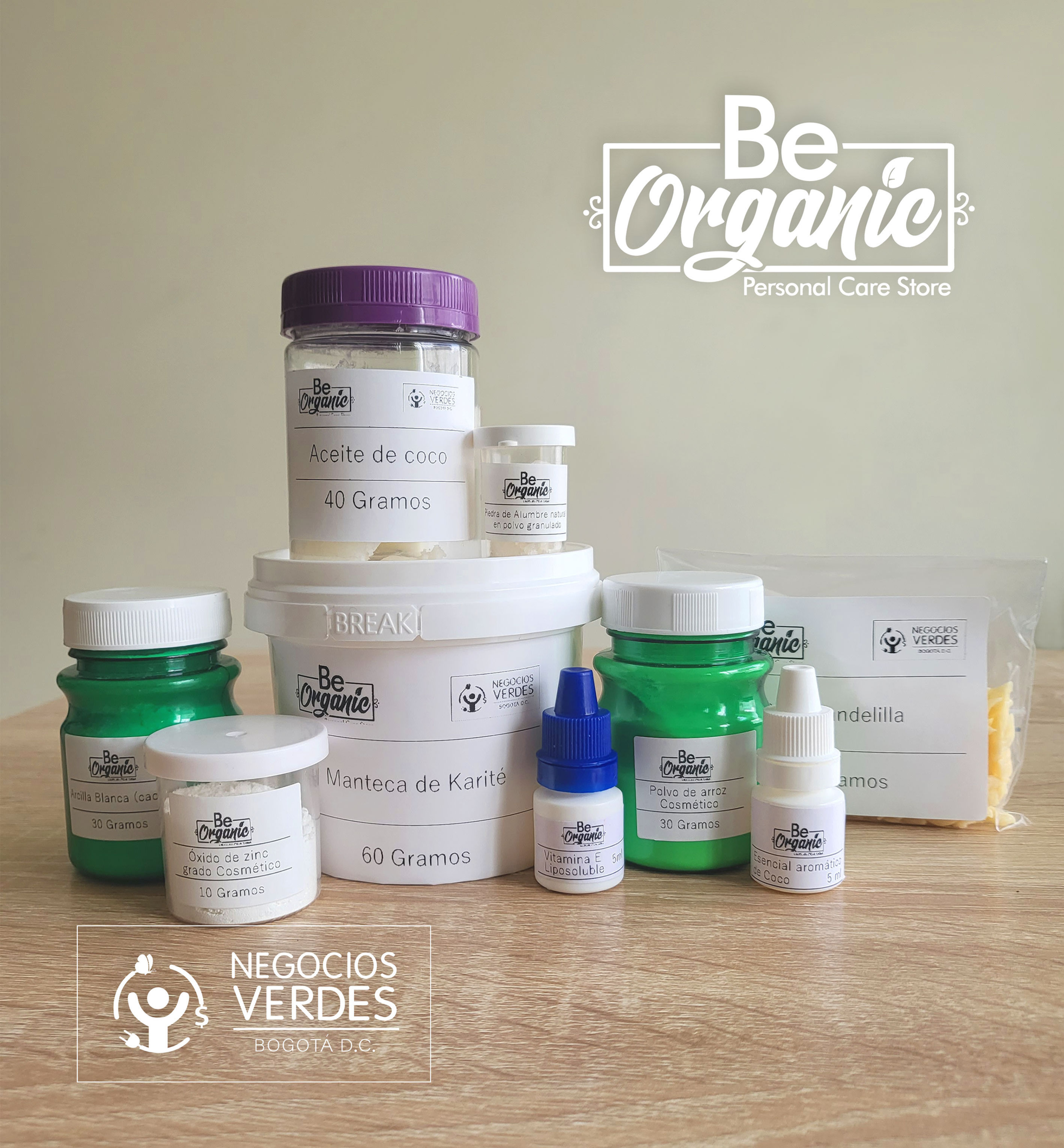 Kit para elaborar Desodorante natural sólido o en Barra