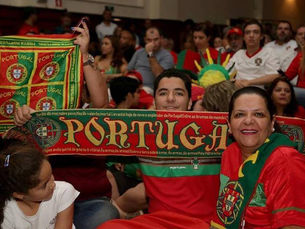 Portuguesa recebe torcedores para acompanharem a final da Eurocopa