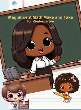 A teacher in a classroom with 2 small children.