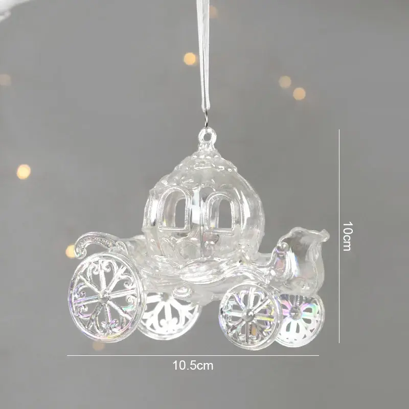 Thumbnail: Christmas Acrylic Elk Bell Tree Hanging Ornament
