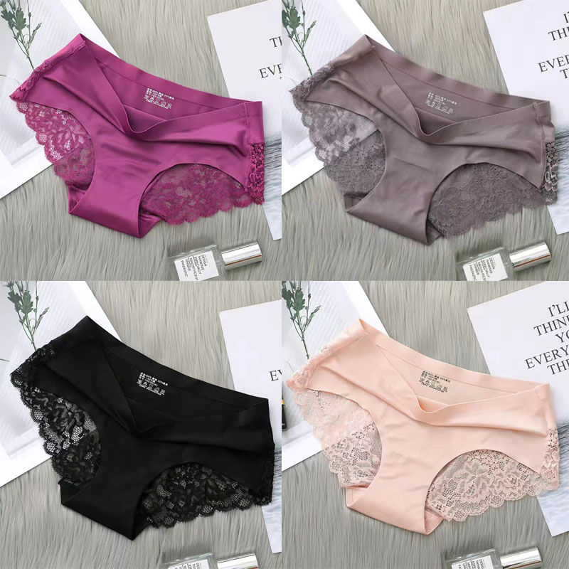 4 Pc. Luxury Pearl Lace Underwear