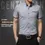 Thumbnail: Men's Blue Short Sleeves Shirt