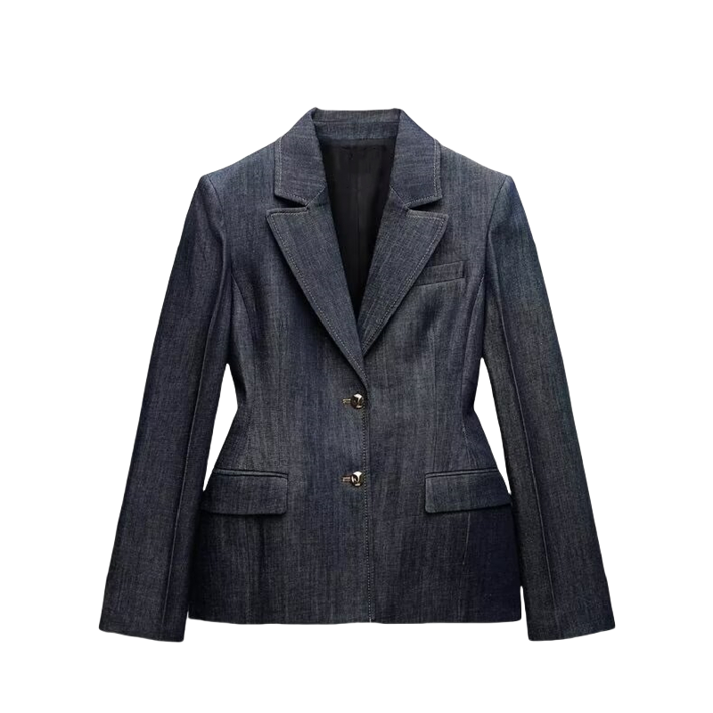 Miniatura: RARA Denim Suit Set w/ Deep V Corset
