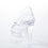 Thumbnail: Wearable Glass Shoes with Hearts (Both Feet)