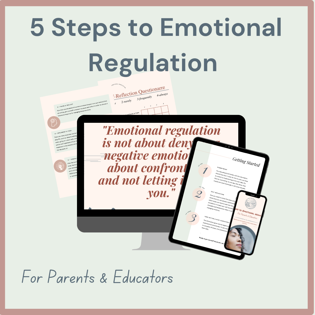 5 Step Emotional-Regulation Guide for Parents and Educators