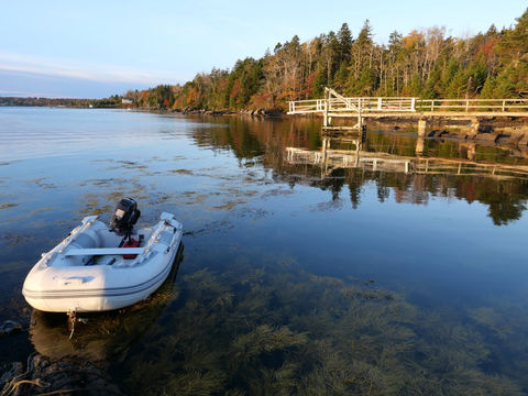 8'8" Dinghy Boat Cruising in Harpswell Maine. Soft Keel.
