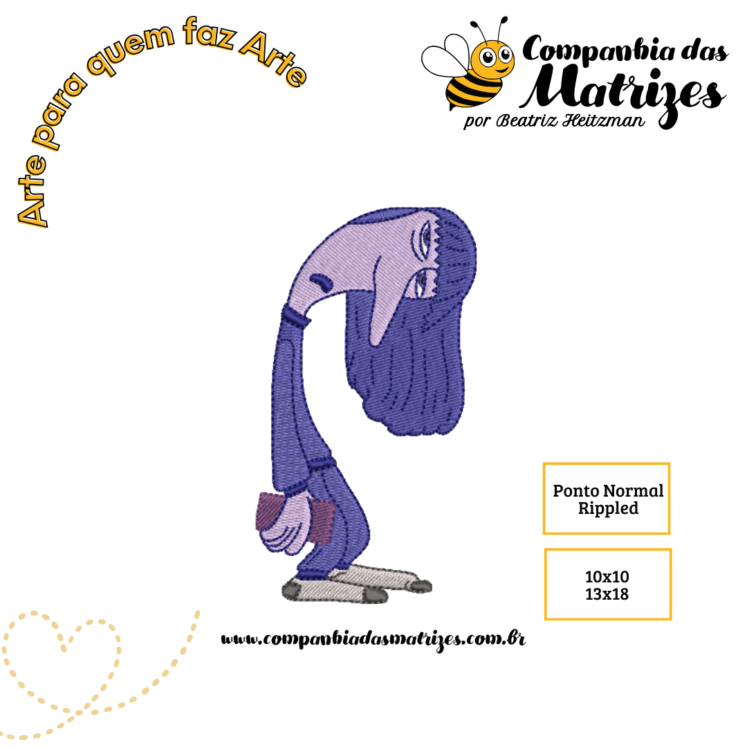 Matriz de Bordado - Tédio