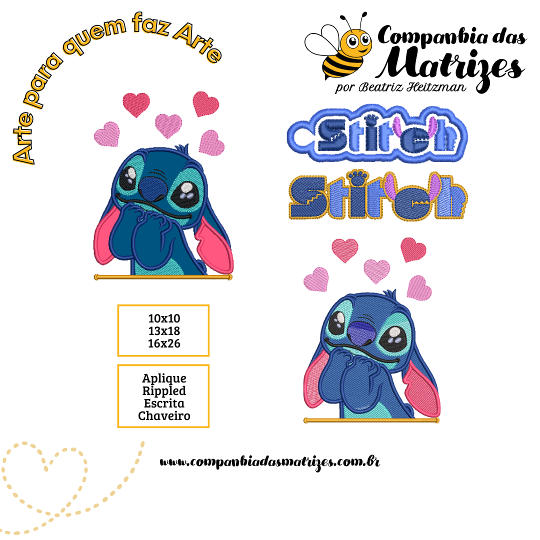 Matriz de Bordado - Conjunto Stitch