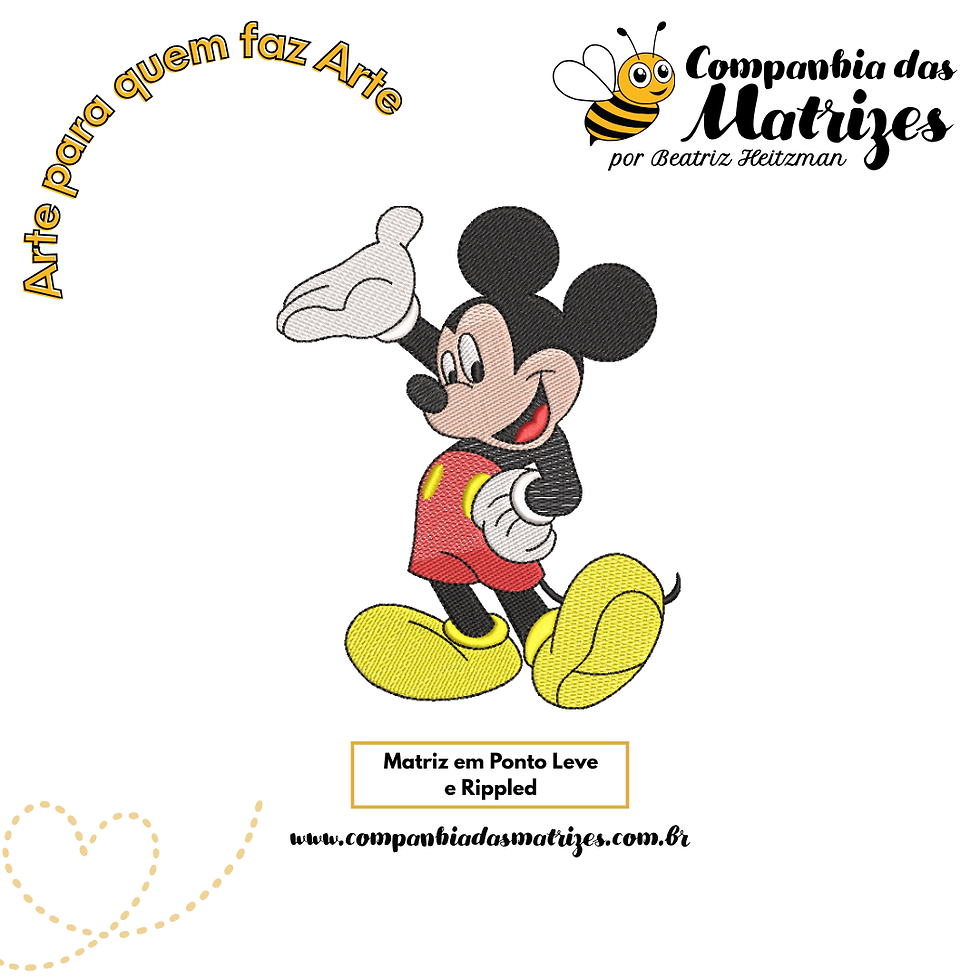 Matriz de Bordado - Mickey