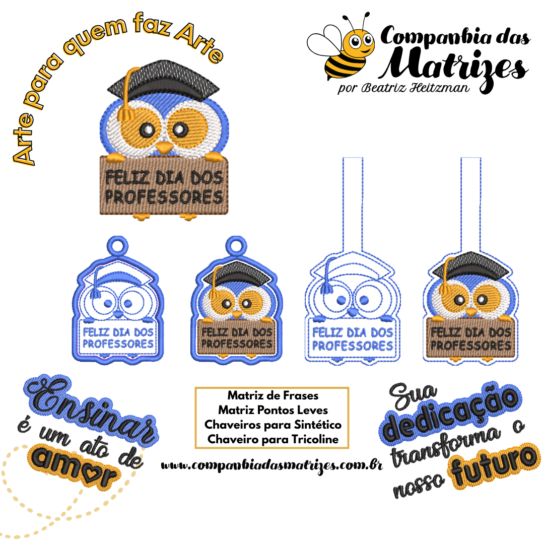 Matriz de Bordado - Corujinha 2