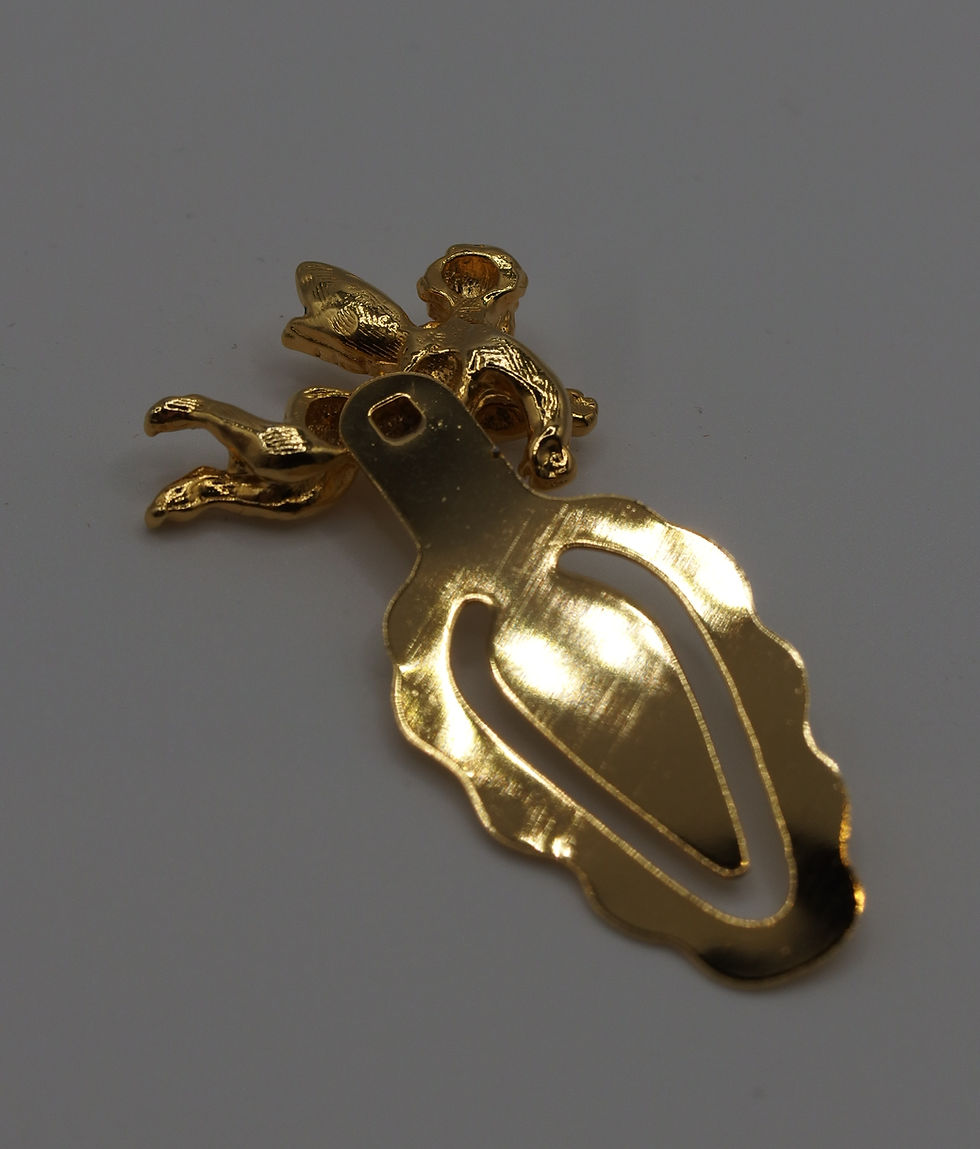 Thumbnail: Baby Brass Cherub Bookmark