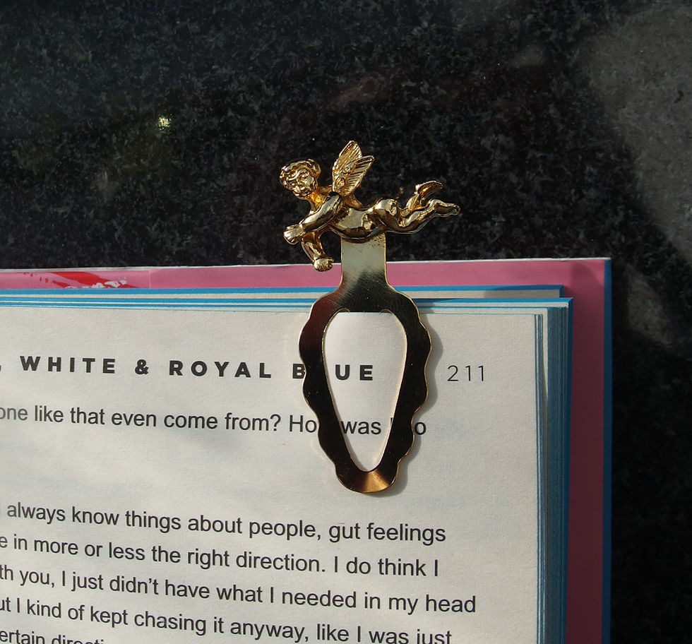 Thumbnail: Baby Brass Cherub Bookmark
